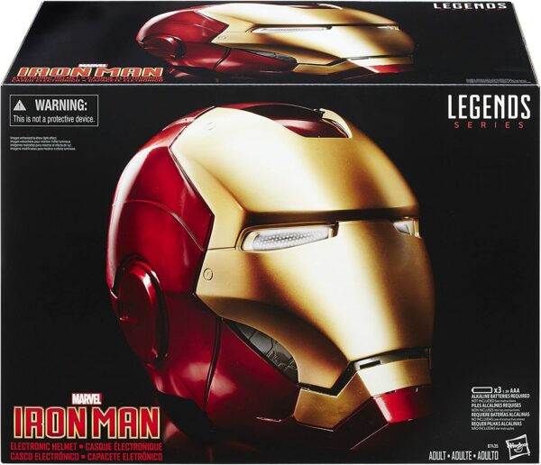 Marvel Legends - Réplique 1/1 Casque Iron Man – Image 4