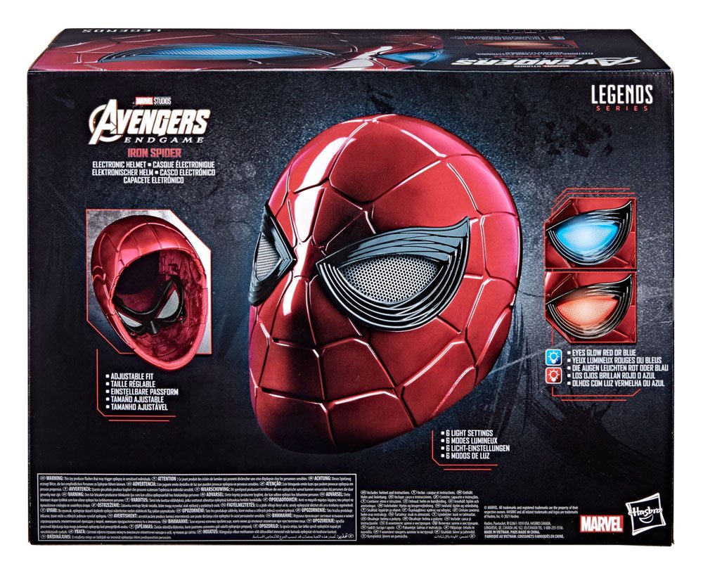 Marvel Legends - Réplique Masque éléctronique Spider-Man (Iron Spider) - Le  Manoir des Comics