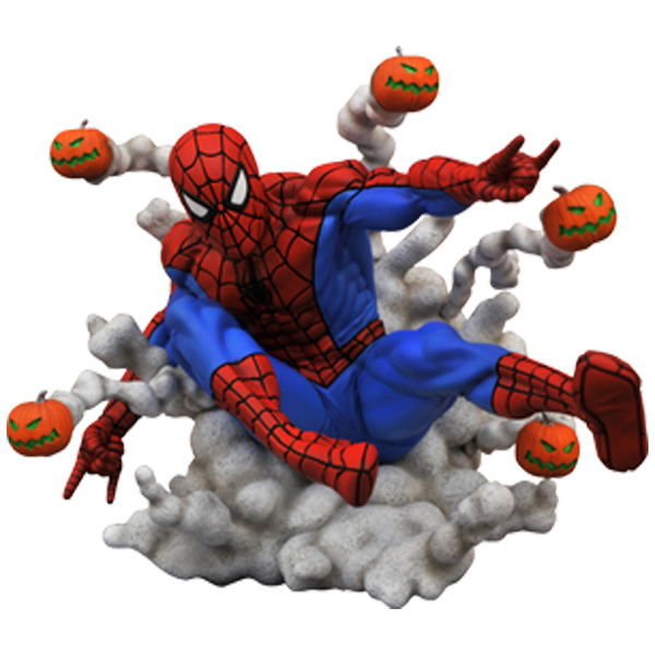 Marvel Gallery Statuette Spider-Man Pumpkin Bombs 15 cm