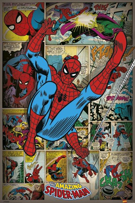 MARVEL - Poster Spider-Man Retro (91,5 x 61)