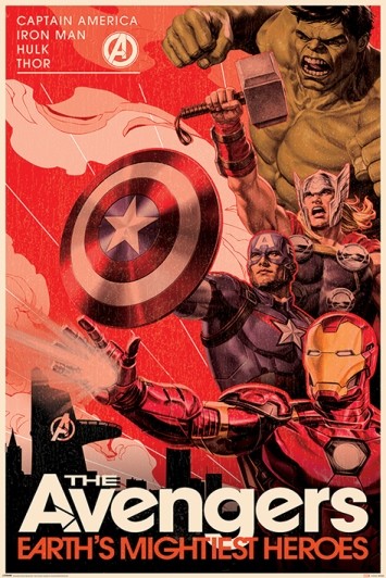 MARVEL - Poster The Avengers "Golden Age Hero" (91,5 x 61)