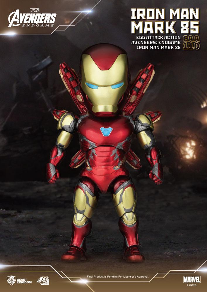 Figurine Iron Man Mark 85 Egg Attack