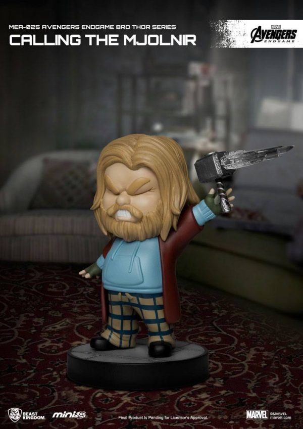MARVEL - Figurine Thor avec Mjölnir (Bro Series) Mini Egg Attack Avengers Endgame 8 cm – Image 2