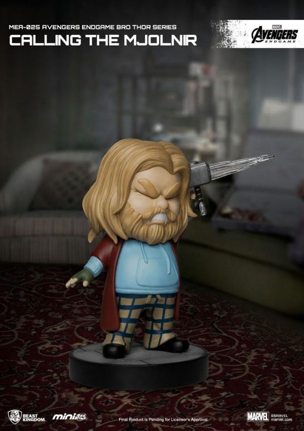 MARVEL - Figurine Thor avec Mjölnir (Bro Series) Mini Egg Attack Avengers Endgame 8 cm – Image 3