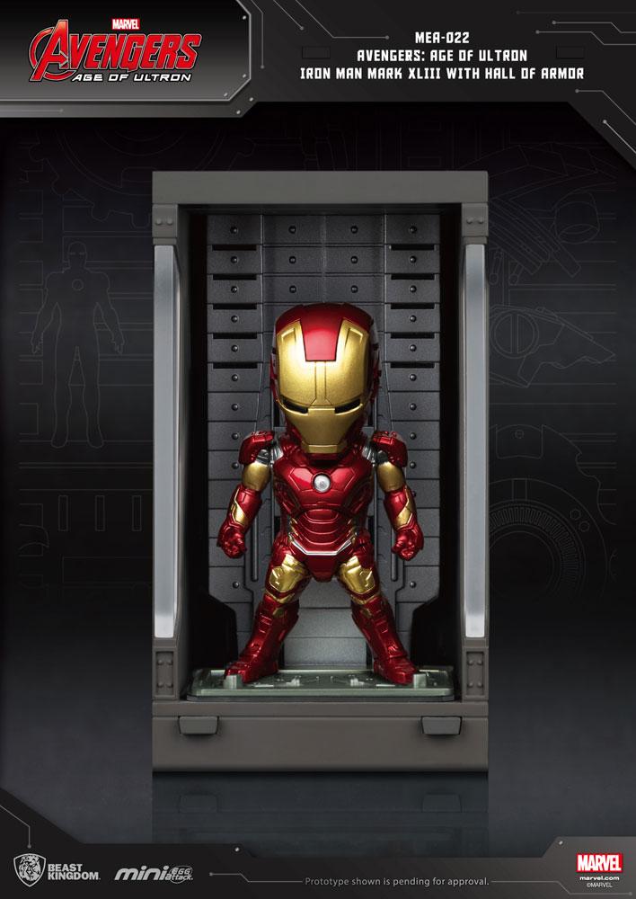 MARVEL - Figurine Iron Man Mark XLIII Mini Egg Attack (Avengers : L'Ère d'Ultron) 8 cm