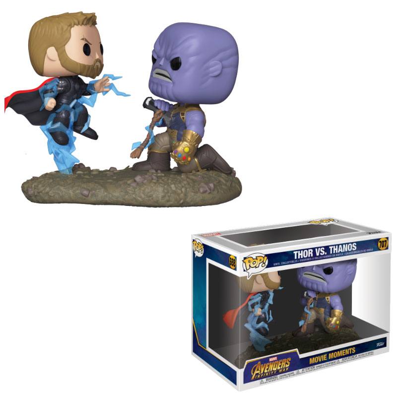 Pack Figurines Thor vs Thanos (Avengers: Infinity War) - Figurine Marvel Funko POP! n°707