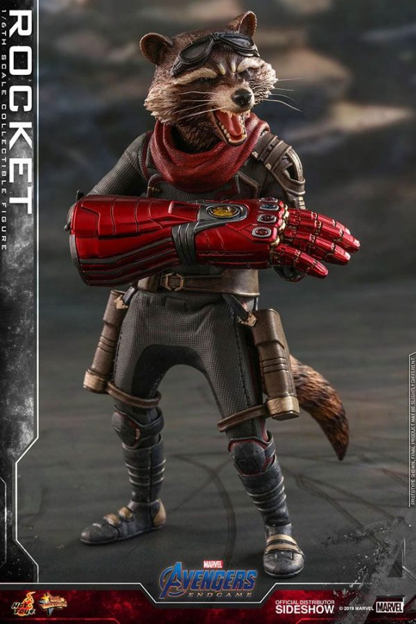 MARVEL - Figurine 1/6 Rocket Raccoon Movie Masterpiece Avengers Endgame – Image 2