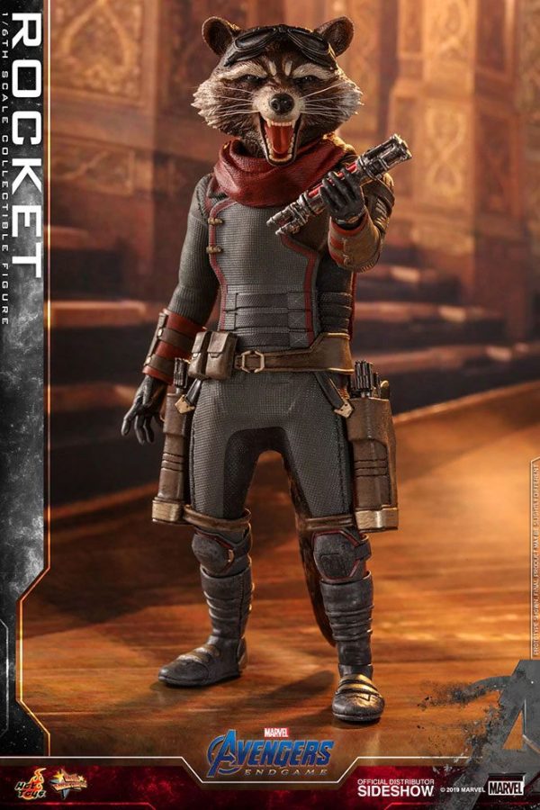 MARVEL - Figurine 1/6 Rocket Raccoon Movie Masterpiece Avengers Endgame – Image 3
