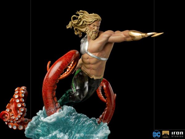DC COMICS - Statuette Deluxe Art Scale 1/10 Aquaman 26 cm – Image 5