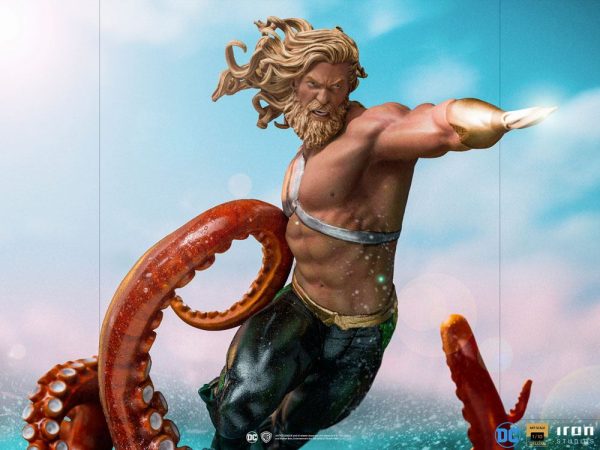 DC COMICS - Statuette Deluxe Art Scale 1/10 Aquaman 26 cm – Image 8