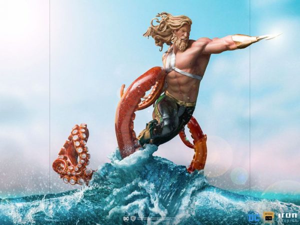 DC COMICS - Statuette Deluxe Art Scale 1/10 Aquaman 26 cm – Image 9