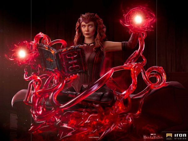 MARVEL - Statuette Scarlet Witch Deluxe Art Scale 1/10 (WandaVision) 24 cm – Image 13