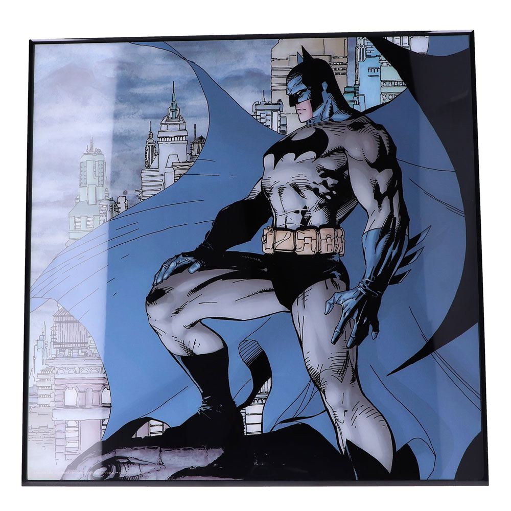 DC COMICS - Décoration murale Crystal Clear Batman "Gotham" (32 x 32)