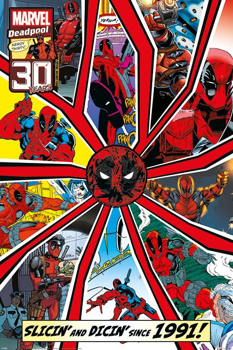 MARVEL - Poster Deadpool "Shattered" (91 x 61)