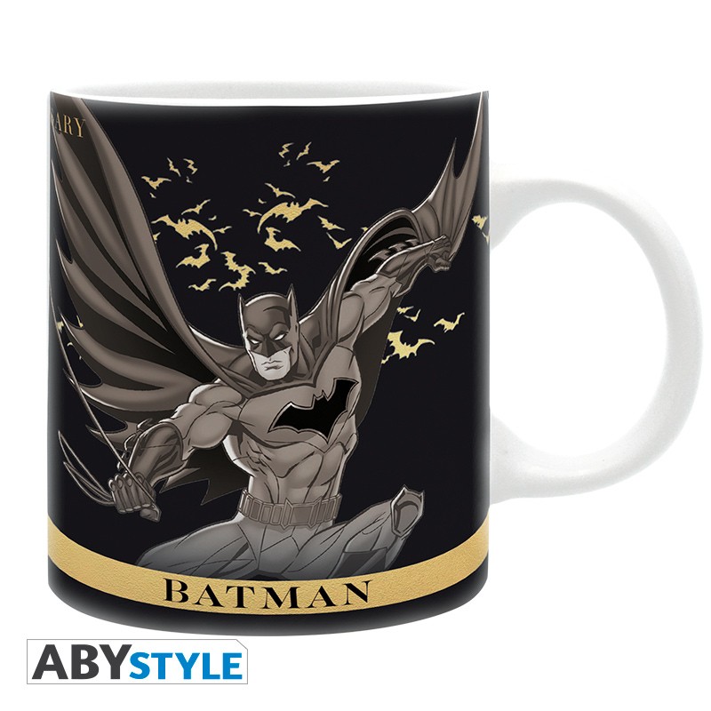DC COMICS - Mug 320 ml Batman vs Joker (80ème anniversaire)