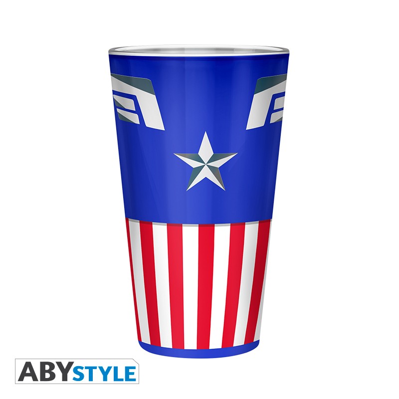 MARVEL - Verre XXL 400 ml Captain America