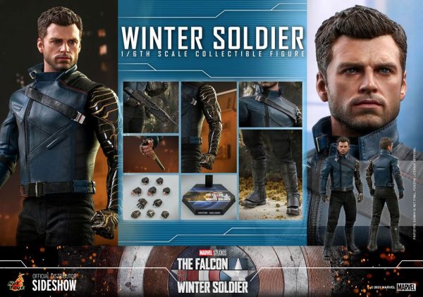 MARVEL - Figurine 1/6 Le Soldat de l'Hiver (Falcon and the Winter Soldier) 30 cm – Image 19