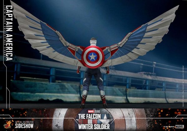 MARVEL - Figurine 1/6 Captain America (Sam Wilson) "Falcon and the Winter Soldier" 30 cm – Image 5
