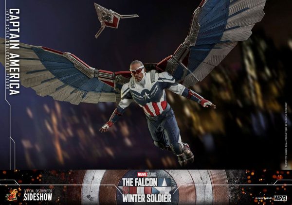 MARVEL - Figurine 1/6 Captain America (Sam Wilson) "Falcon and the Winter Soldier" 30 cm – Image 6