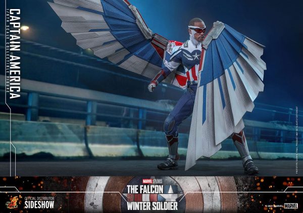 MARVEL - Figurine 1/6 Captain America (Sam Wilson) "Falcon and the Winter Soldier" 30 cm – Image 8