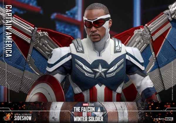 MARVEL - Figurine 1/6 Captain America (Sam Wilson) "Falcon and the Winter Soldier" 30 cm – Image 11
