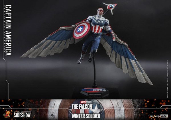 MARVEL - Figurine 1/6 Captain America (Sam Wilson) "Falcon and the Winter Soldier" 30 cm – Image 13