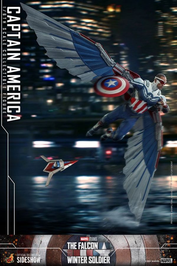 MARVEL - Figurine 1/6 Captain America (Sam Wilson) "Falcon and the Winter Soldier" 30 cm – Image 14