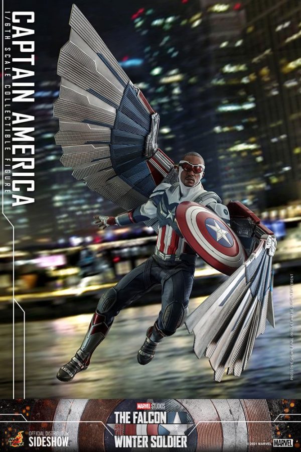 MARVEL - Figurine 1/6 Captain America (Sam Wilson) "Falcon and the Winter Soldier" 30 cm – Image 15