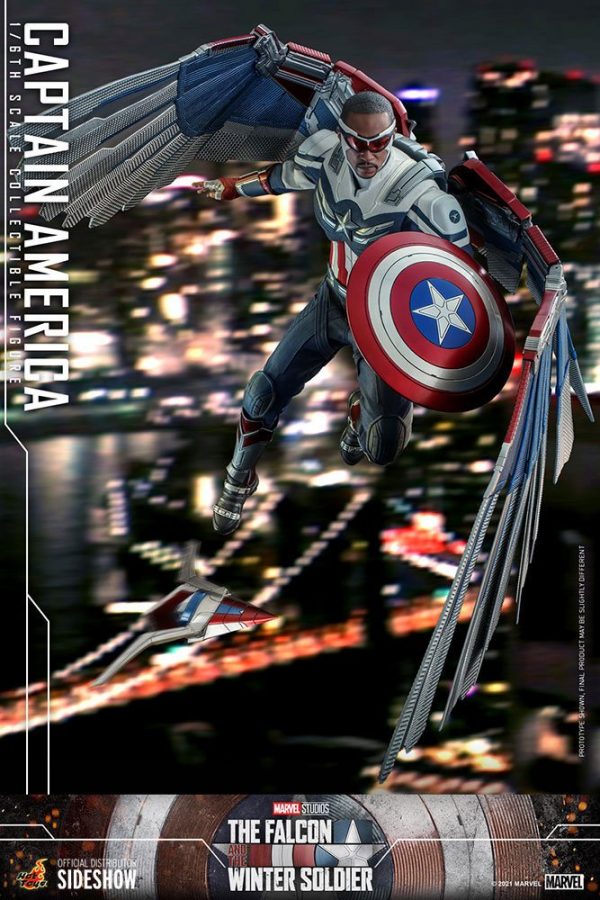 MARVEL - Figurine 1/6 Captain America (Sam Wilson) "Falcon and the Winter Soldier" 30 cm – Image 16