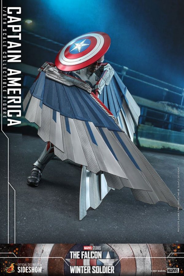 MARVEL - Figurine 1/6 Captain America (Sam Wilson) "Falcon and the Winter Soldier" 30 cm – Image 18