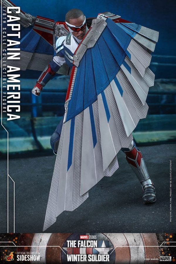 MARVEL - Figurine 1/6 Captain America (Sam Wilson) "Falcon and the Winter Soldier" 30 cm – Image 19