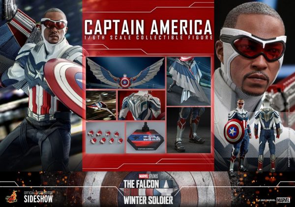 MARVEL - Figurine 1/6 Captain America (Sam Wilson) "Falcon and the Winter Soldier" 30 cm – Image 23