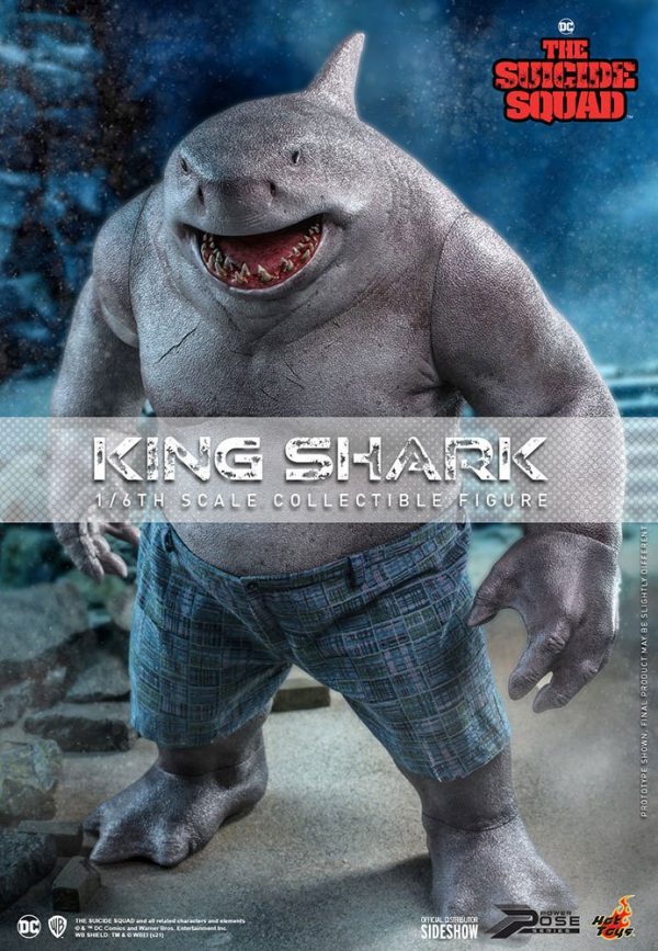 DC COMICS - The Suicide Squad Figurine 1/6 Movie Masterpiece King Shark 35 cm – Image 2