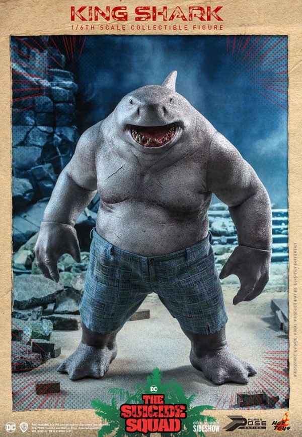 DC COMICS - The Suicide Squad Figurine 1/6 Movie Masterpiece King Shark 35 cm – Image 3