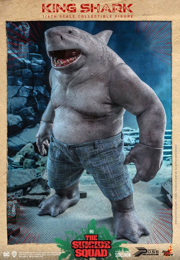 DC COMICS - The Suicide Squad Figurine 1/6 Movie Masterpiece King Shark 35 cm – Image 4