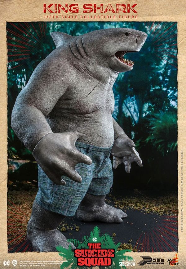 DC COMICS - The Suicide Squad Figurine 1/6 Movie Masterpiece King Shark 35 cm – Image 6
