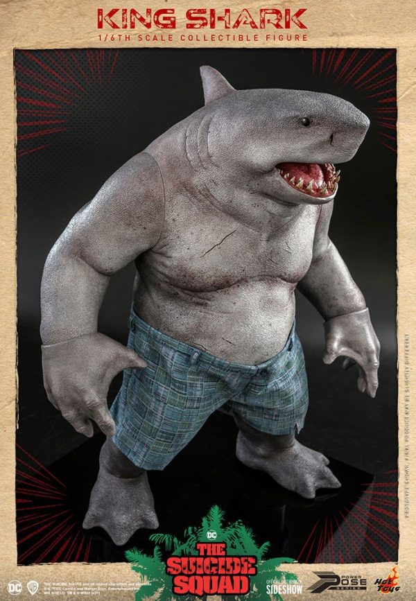 DC COMICS - The Suicide Squad Figurine 1/6 Movie Masterpiece King Shark 35 cm – Image 8