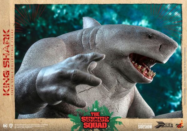 DC COMICS - The Suicide Squad Figurine 1/6 Movie Masterpiece King Shark 35 cm – Image 11