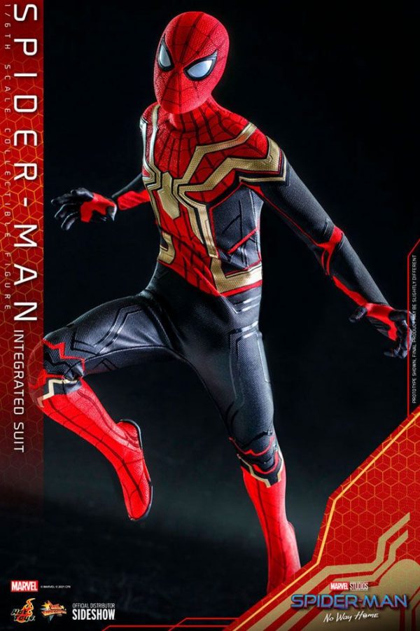 MARVEL - Figurine 1/6 Movie Masterpiece Spider-Man : No Way Home (Integrated Suit) 29 cm – Image 3