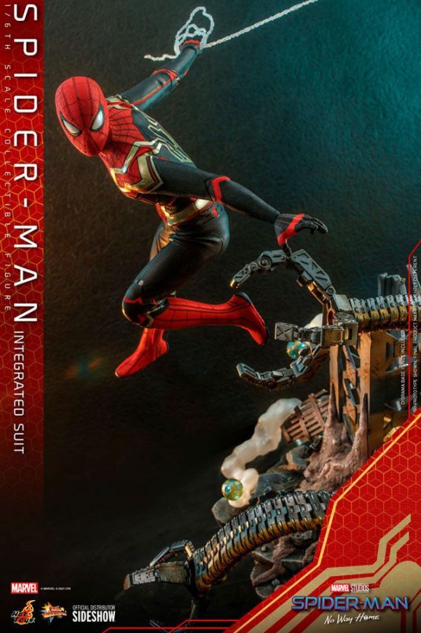 MARVEL - Figurine 1/6 Movie Masterpiece Spider-Man : No Way Home (Integrated Suit) 29 cm – Image 4