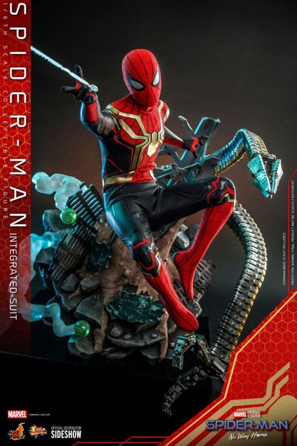MARVEL - Figurine 1/6 Movie Masterpiece Spider-Man : No Way Home (Integrated Suit) 29 cm – Image 5