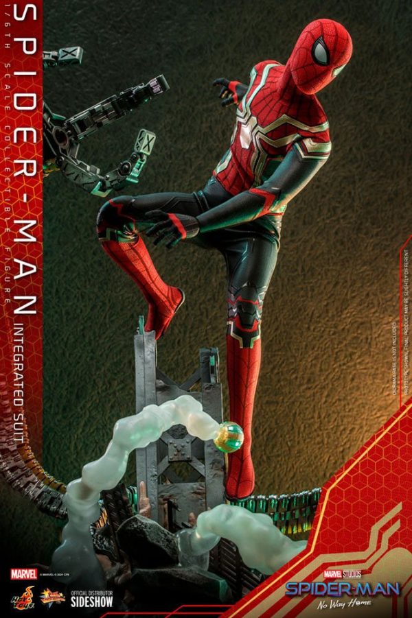 MARVEL - Figurine 1/6 Movie Masterpiece Spider-Man : No Way Home (Integrated Suit) 29 cm – Image 8