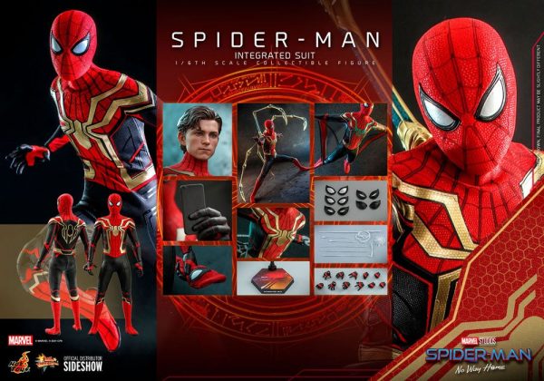 MARVEL - Figurine 1/6 Movie Masterpiece Spider-Man : No Way Home (Integrated Suit) 29 cm – Image 16