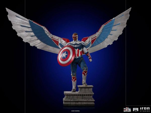 MARVEL - Statuette 1/4 Captain America (Sam Wilson) Legacy Replica – Image 21