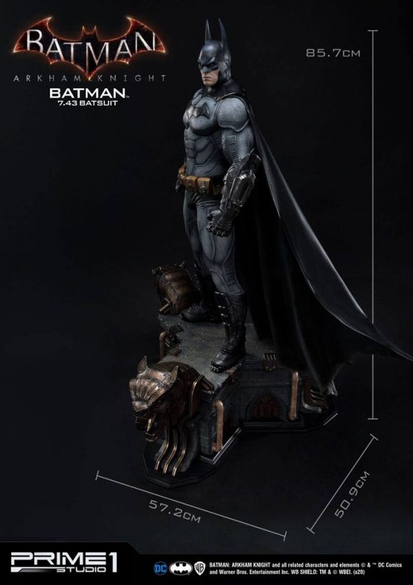 DC COMICS - Statuette Batman Arkham Knight 1/3 Batsuit v7.43 86 cm – Image 22