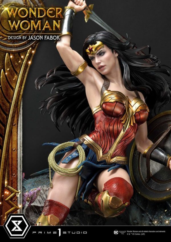 DC COMICS - Statuette 1/3 Wonder Woman vs Hydra 81 cm – Image 10