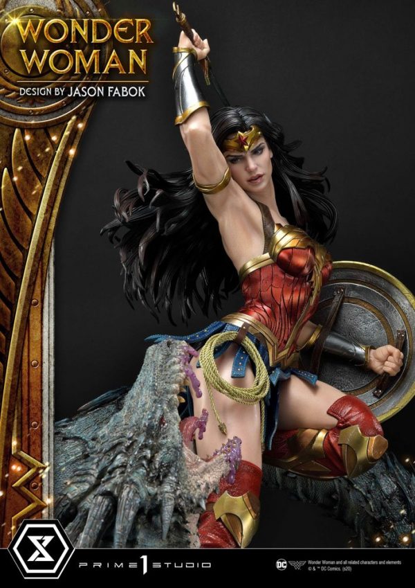 DC COMICS - Statuette 1/3 Wonder Woman vs Hydra 81 cm – Image 11
