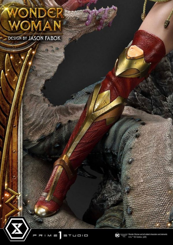 DC COMICS - Statuette 1/3 Wonder Woman vs Hydra 81 cm – Image 12