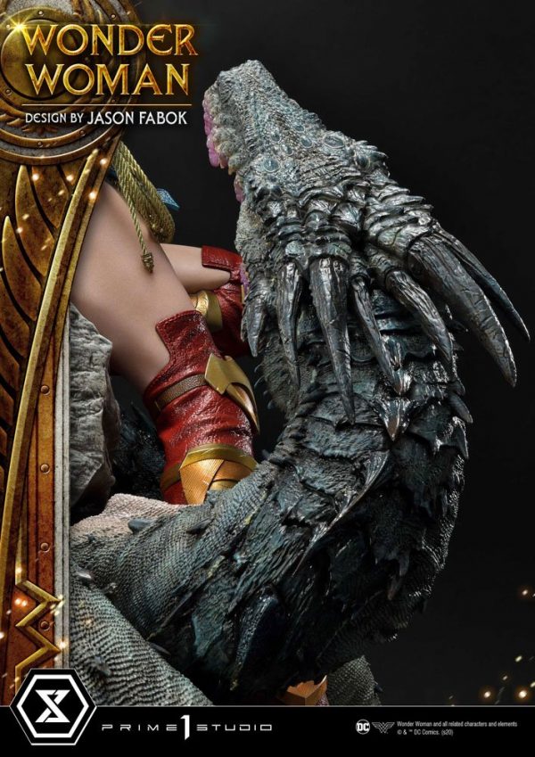 DC COMICS - Statuette 1/3 Wonder Woman vs Hydra 81 cm – Image 17