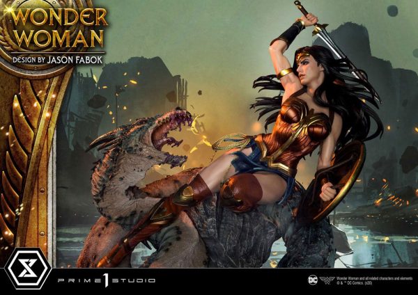 DC COMICS - Statuette 1/3 Wonder Woman vs Hydra 81 cm – Image 19